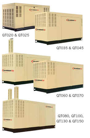 Guardian Commercial Power Generators 20-150 kW