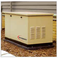 Air cooled residential power generator