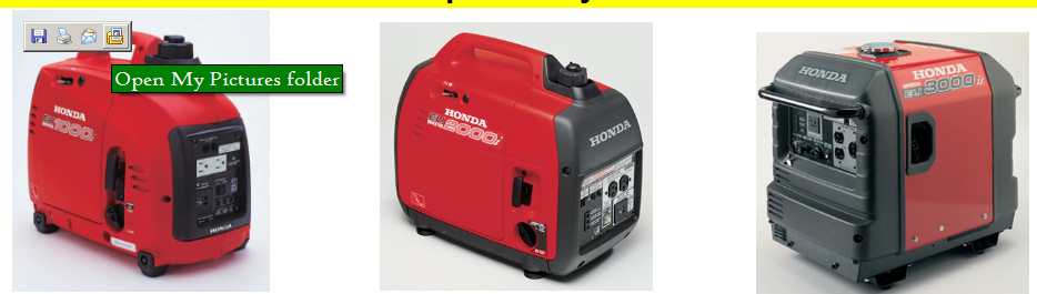 Honda EU 2000 Generators